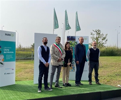 FERCAM Echo Labs provides sustainable furniture for the Romentino Prologis PARK