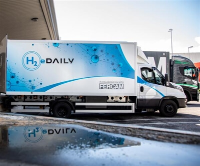 FERCAM begins testing distribution with IVECO's new hydrogen eDaily