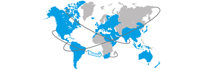 mappa servizio marittimo di FERCAM