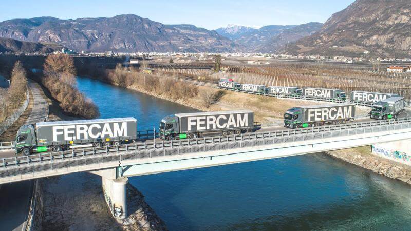 The services offered by the FERCAM Transport division