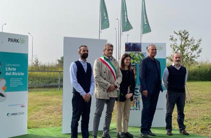FERCAM Echo Labs provides sustainable furniture for the Romentino Prologis PARK
